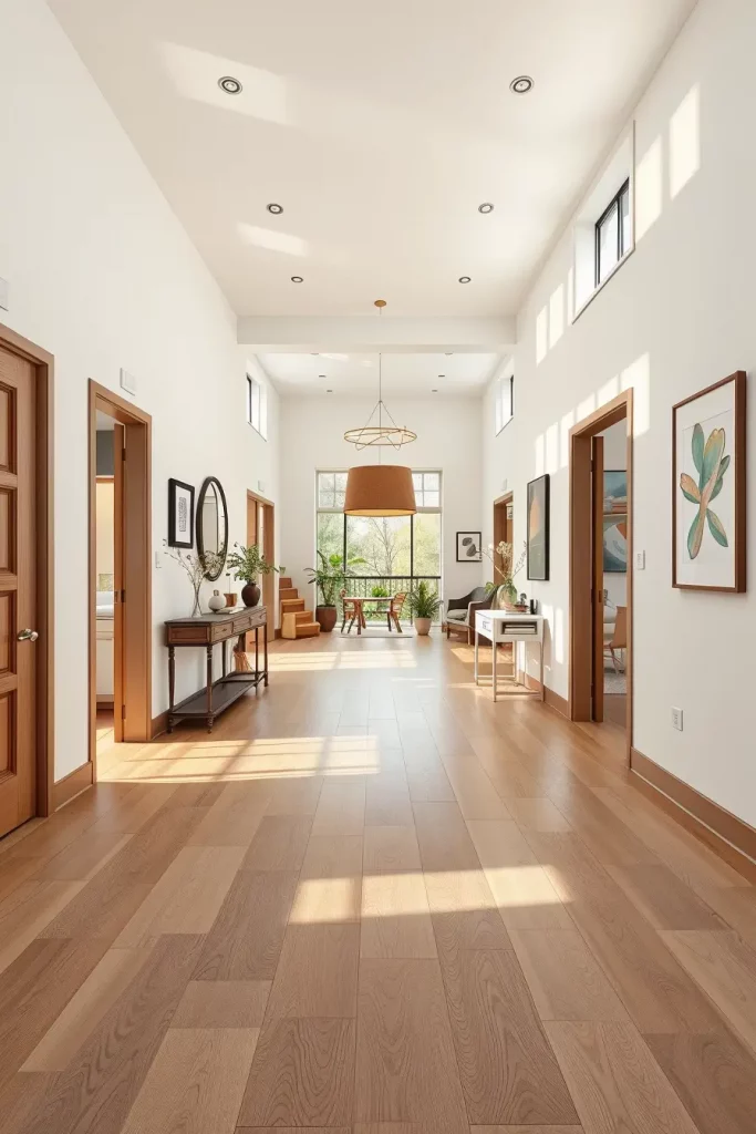 59 Modern Hallway Designs That Transform Transitional Spaces into Stylish Statements
