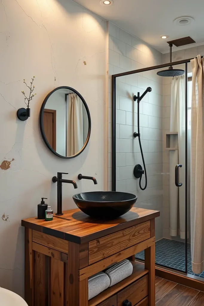 63 Modern Rustic Bathroom Ideas That Blend Comfort and Style