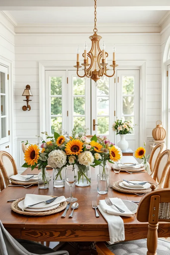 60 Summertime Dining Room Decorations to Refresh Your Space with Seasonal Charm