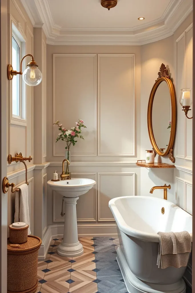 59 Classic Small Bathroom Ideas That Combine Timeless Elegance and Smart Design