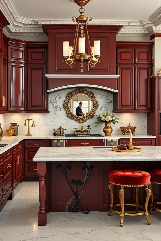 61 Stunning Red Kitchen Cabinets Ideas to Transform Your Space
