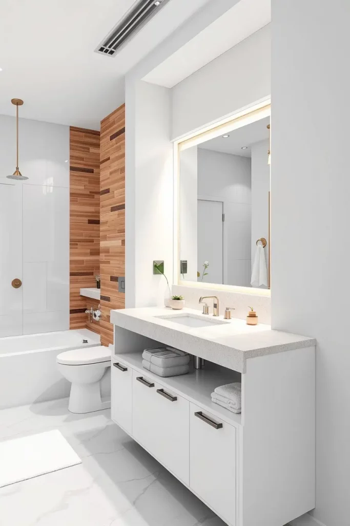 60 Wood Tile Bathroom Ideas for a Modern and Natural Look
