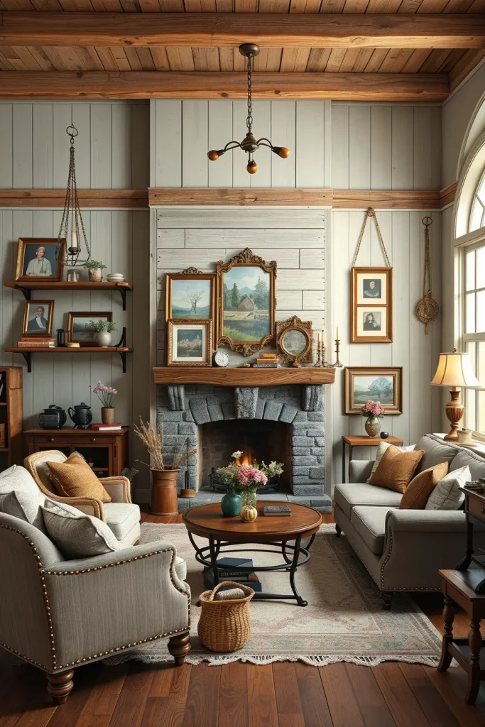 62 Living Room Ideas with Vintage Charm to Inspire Your Timeless Interior