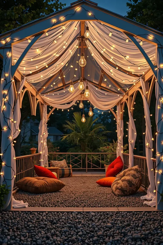 62 Cozy Outdoor Gazebo Ideas to Transform Your Backyard into a Relaxing Retreat