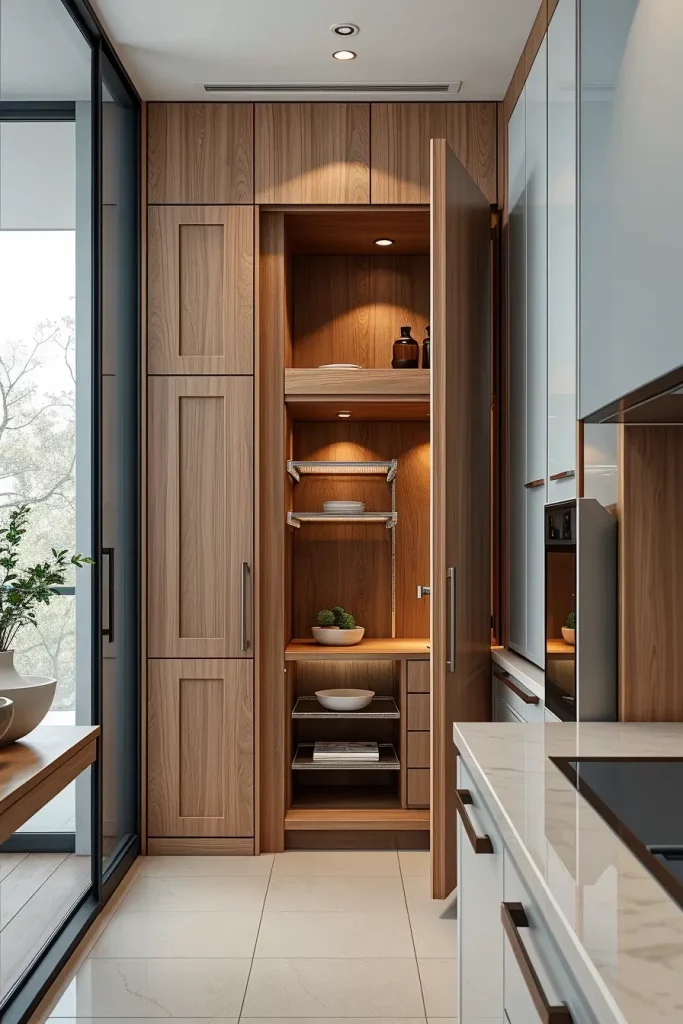 62 Pantry Ideas with Cabinets to Maximize Style and Storage