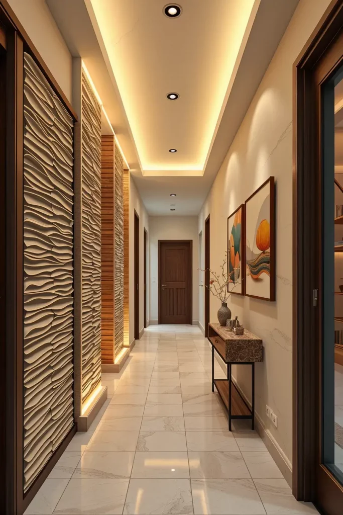 59 Modern Hallway Designs That Transform Transitional Spaces into Stylish Statements
