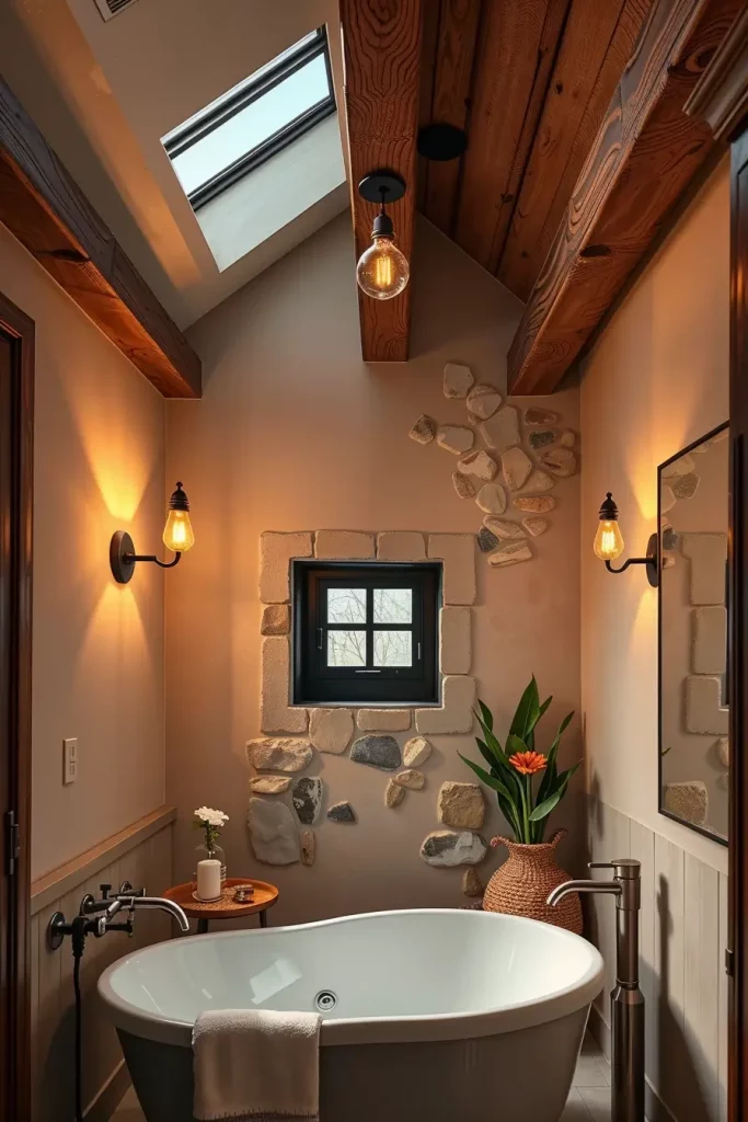 63 Modern Rustic Bathroom Ideas That Blend Comfort and Style