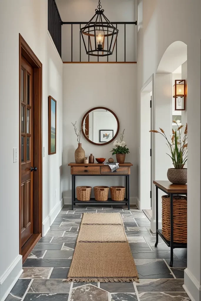 61 Modern Rustic Hallway Ideas to Elevate Your Entryway with Warmth and Style