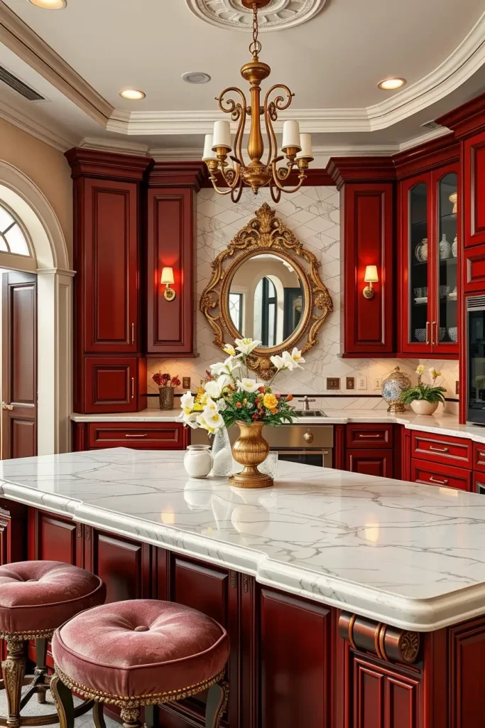 61 Stunning Red Kitchen Cabinets Ideas to Transform Your Space