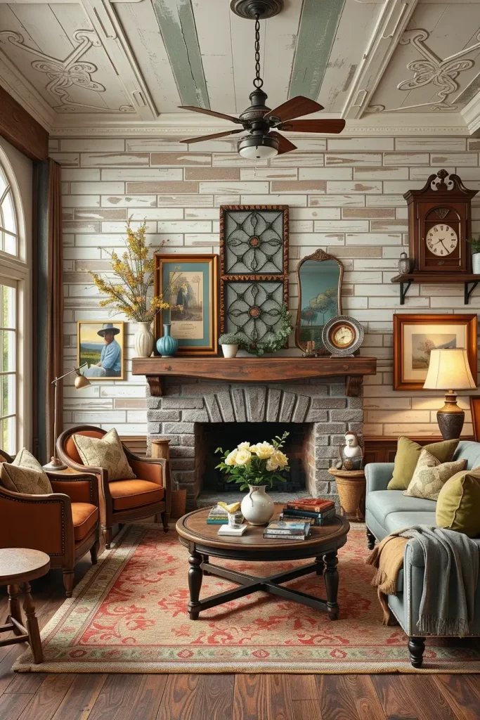 62 Living Room Ideas with Vintage Charm to Inspire Your Timeless Interior
