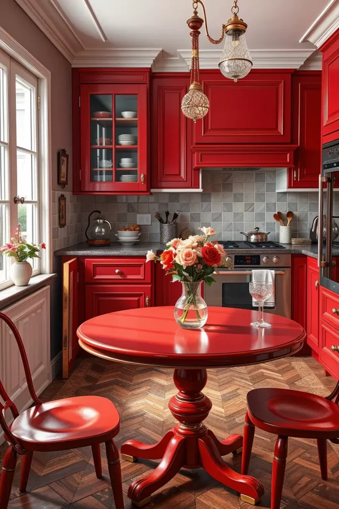 61 Stunning Red Kitchen Cabinets Ideas to Transform Your Space