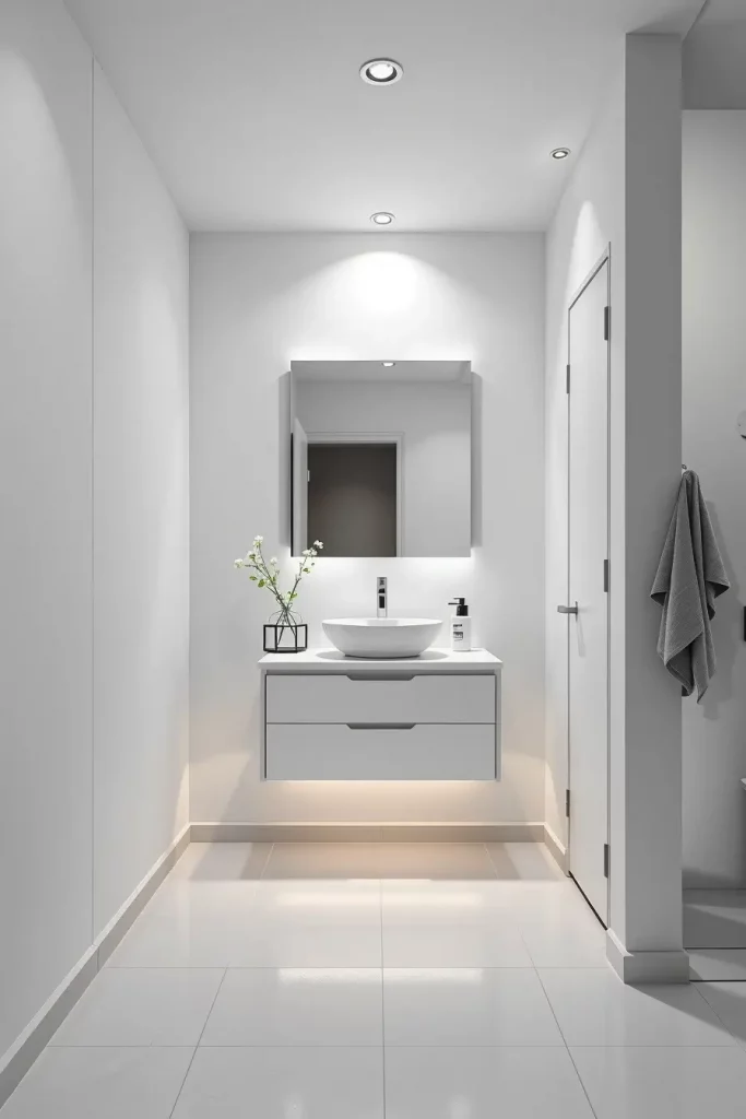 58 Minimalist Small Bathroom Decor Ideas for a Clean and Elegant Look