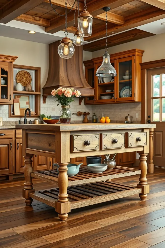 Whittled Wonders: 64 Traditional Kitchen Woodwork Ideas That Stir the Soul