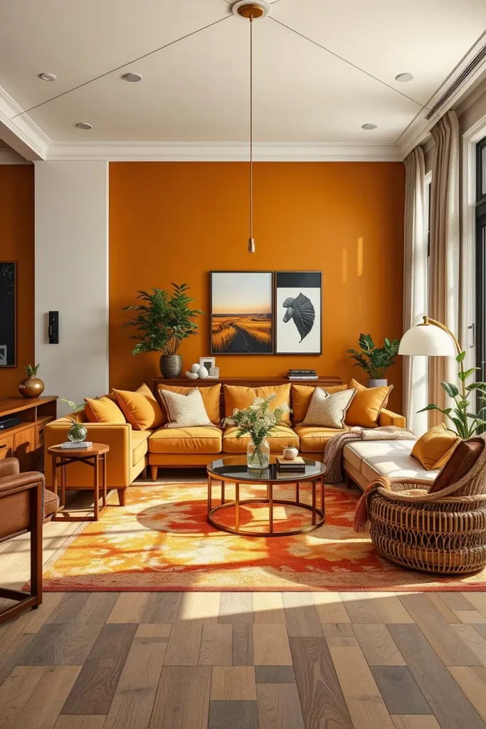 63 Colors of a Cozy Fall Living Room: Unexpected Shades for a Glowing Interior
