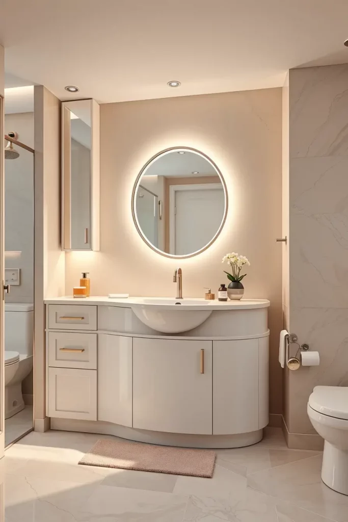 66 Bathroom Furniture Ideas with Soft Lines for a Modern and Elegant Look