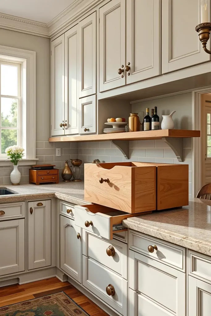 Whittled Wonders: 64 Traditional Kitchen Woodwork Ideas That Stir the Soul