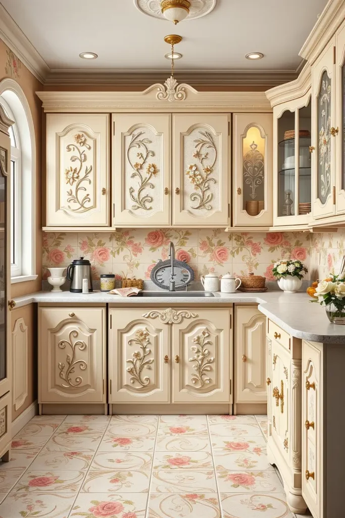 61 Carved Wood Kitchen Cabinets Ideas to Add Character and Elegance