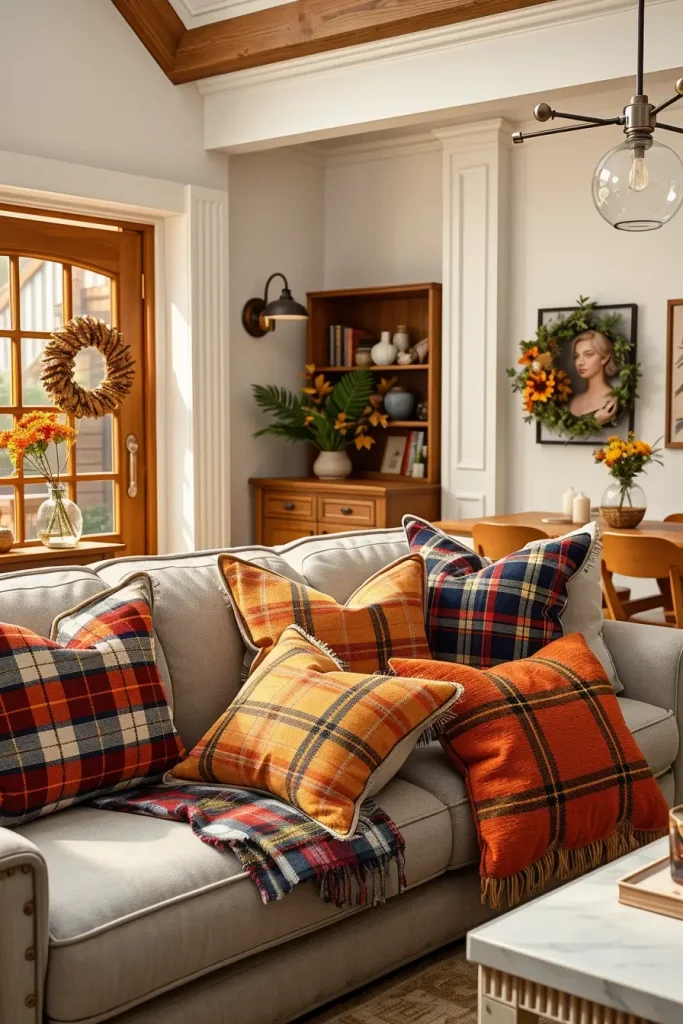 Textural Symphony: 67 Textures Fall Living Room Ideas to Embrace the Season