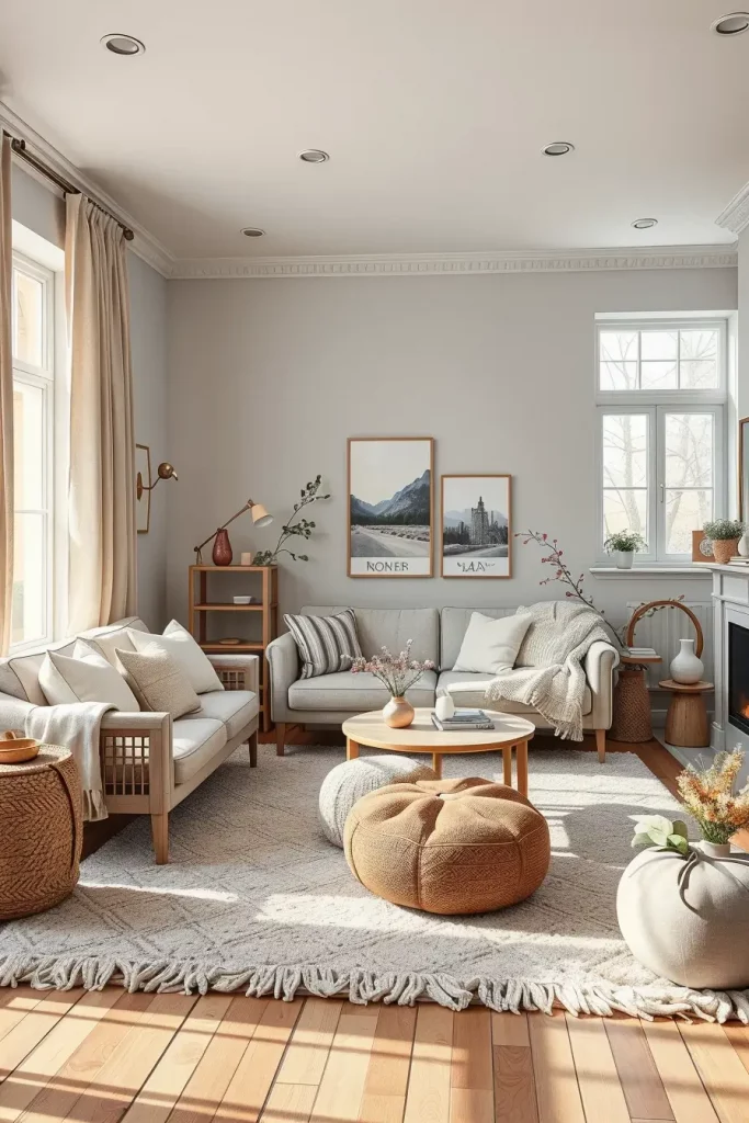 Nordic Nesting: 65 Scandinavian Living Room Ideas That Whisper Peace and Power