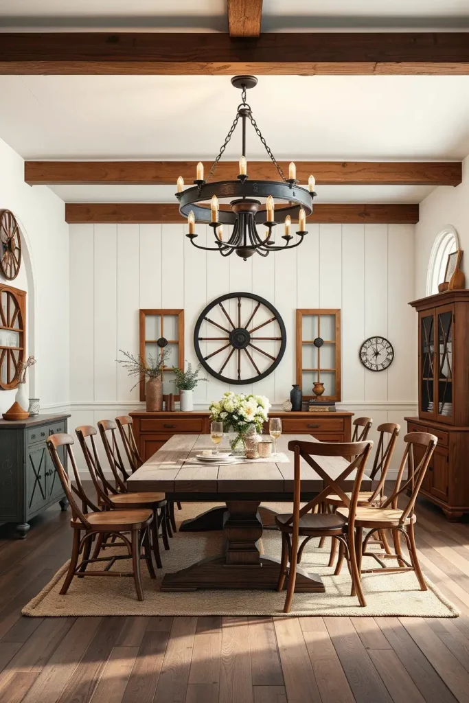 66 Farmhouse Dining Rooms That Blend Rustic Charm and Modern Comfort
