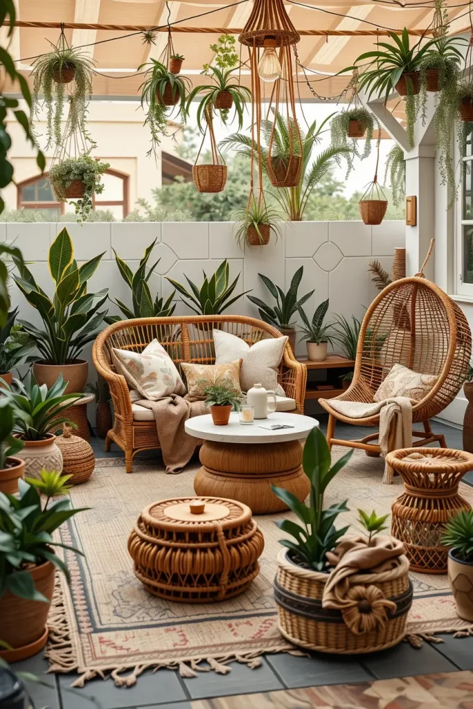 63 Boho Patios: Stylish and Cozy Outdoor Space Ideas