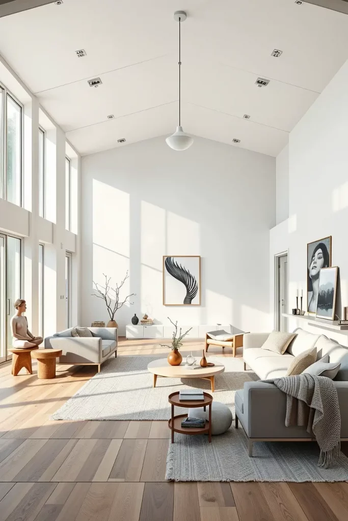 Nordic Nesting: 65 Scandinavian Living Room Ideas That Whisper Peace and Power