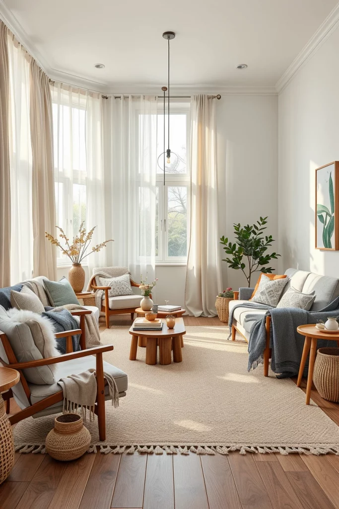 64 Japandi-Style Living Room Ideas for a Calm and Modern Home