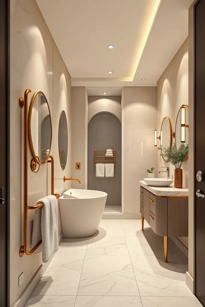 From Angles to Arches: 69 Soft Curves That Redefine Bathroom Elegance