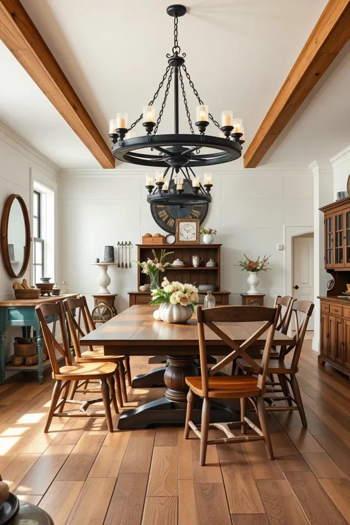 66 Farmhouse Dining Rooms That Blend Rustic Charm and Modern Comfort