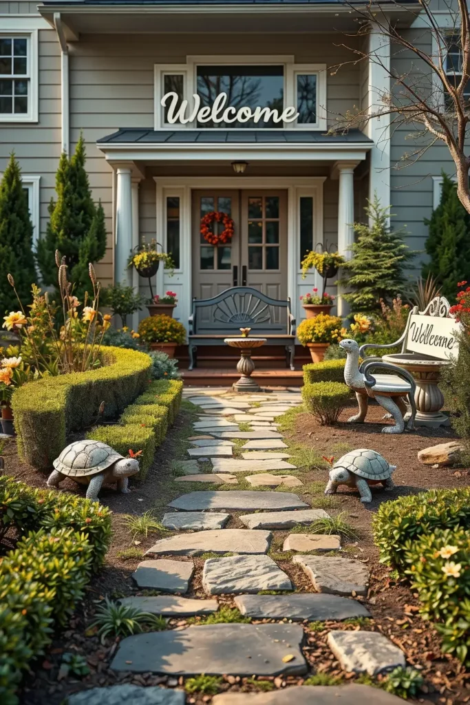 Whimsical Watchers and Porch Protectors: 65 Figurine Ideas That Greet With Style