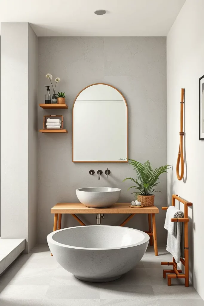 Wabi-Sabi Soaks and Scandinavian Softenings: 64 Unconventional Japandi Bathrooms