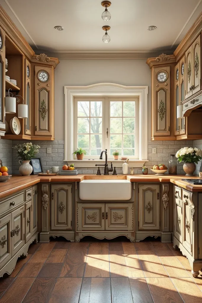61 Carved Wood Kitchen Cabinets Ideas to Add Character and Elegance