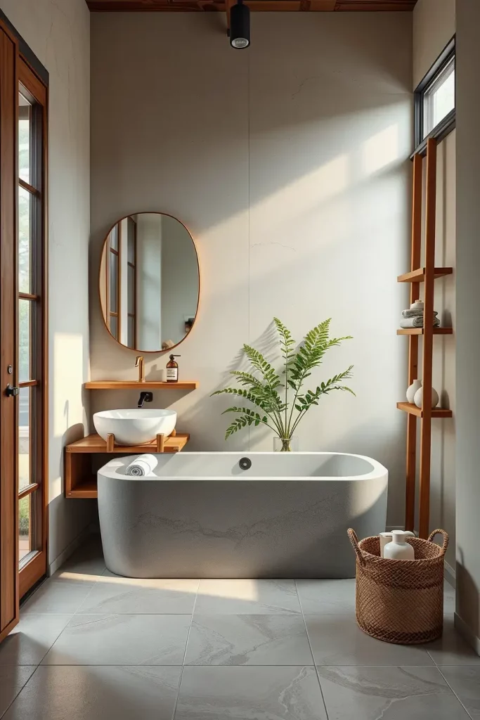 Wabi-Sabi Soaks and Scandinavian Softenings: 64 Unconventional Japandi Bathrooms