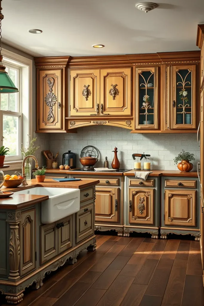 61 Carved Wood Kitchen Cabinets Ideas to Add Character and Elegance