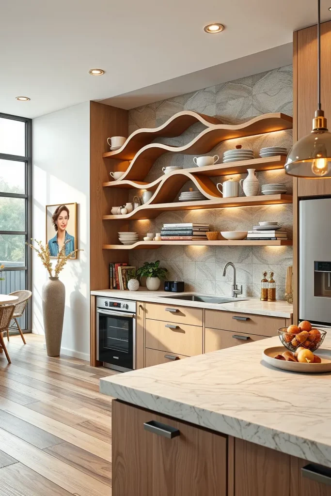 Whispers of Elegance: 67 Soft Curves in the Kitchen That Transform Every Space
