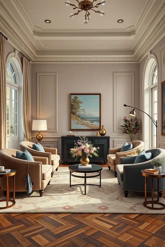 66 Corner-Free Furniture Ideas for Bedrooms and Living Rooms