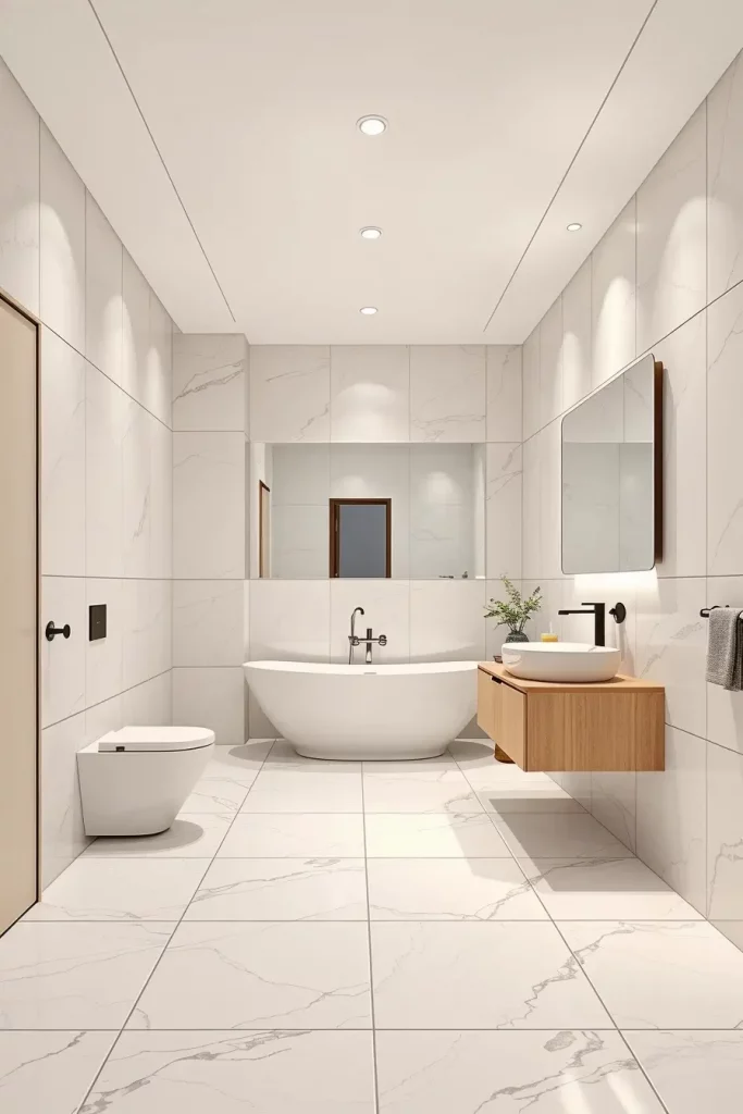 58 Minimalist Small Bathroom Decor Ideas for a Clean and Elegant Look