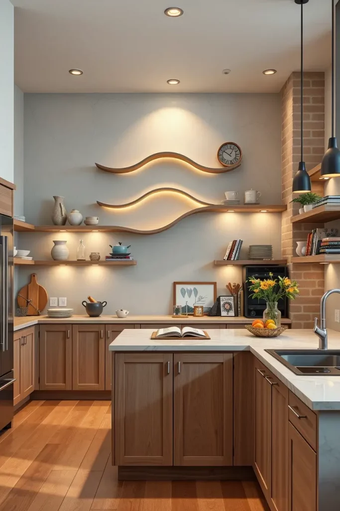 Whispers of Elegance: 67 Soft Curves in the Kitchen That Transform Every Space