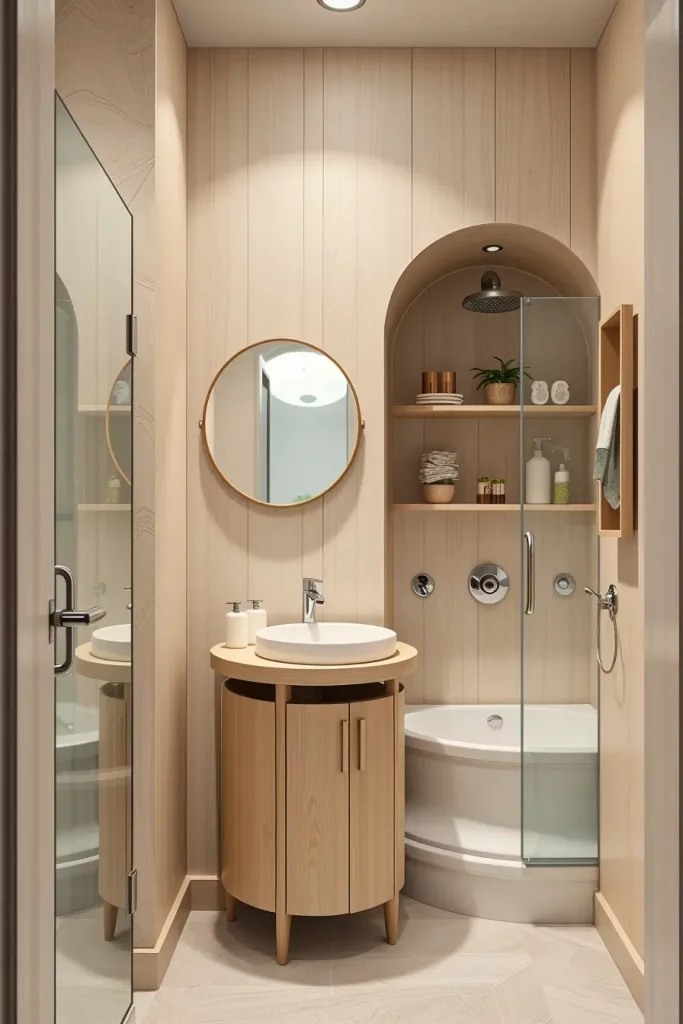 66 Bathroom Furniture Ideas with Soft Lines for a Modern and Elegant Look