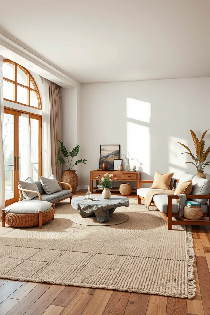 64 Japandi-Style Living Room Ideas for a Calm and Modern Home