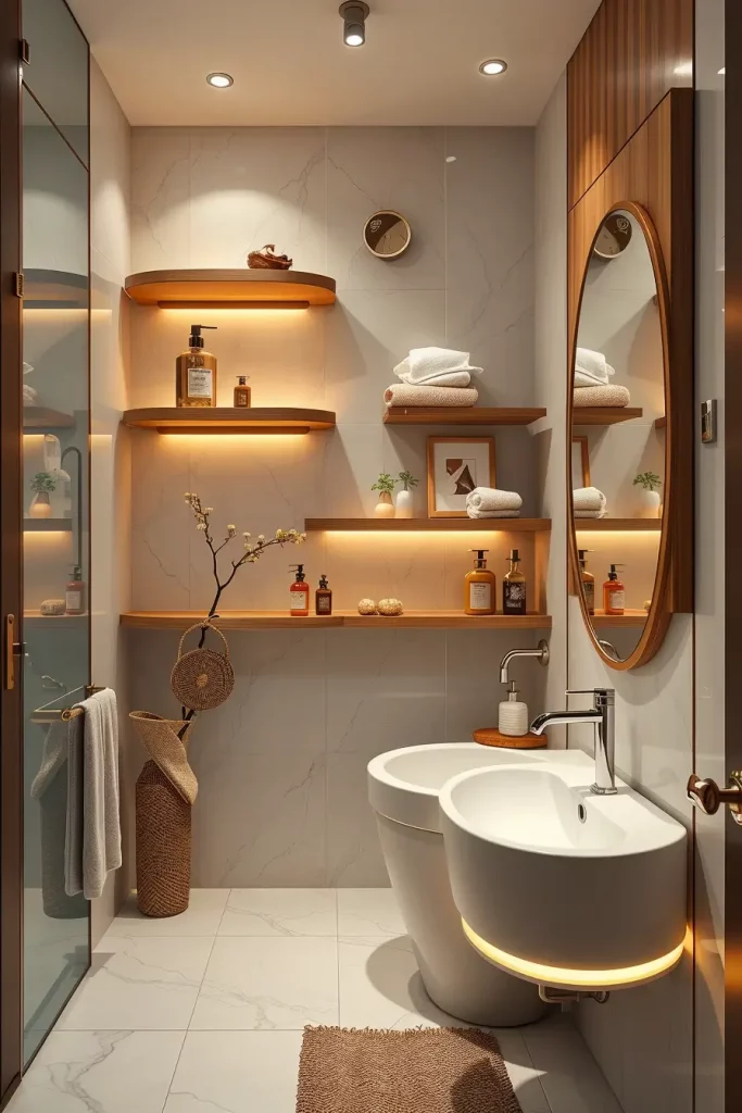 From Angles to Arches: 69 Soft Curves That Redefine Bathroom Elegance