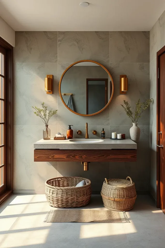 Wabi-Sabi Soaks and Scandinavian Softenings: 64 Unconventional Japandi Bathrooms