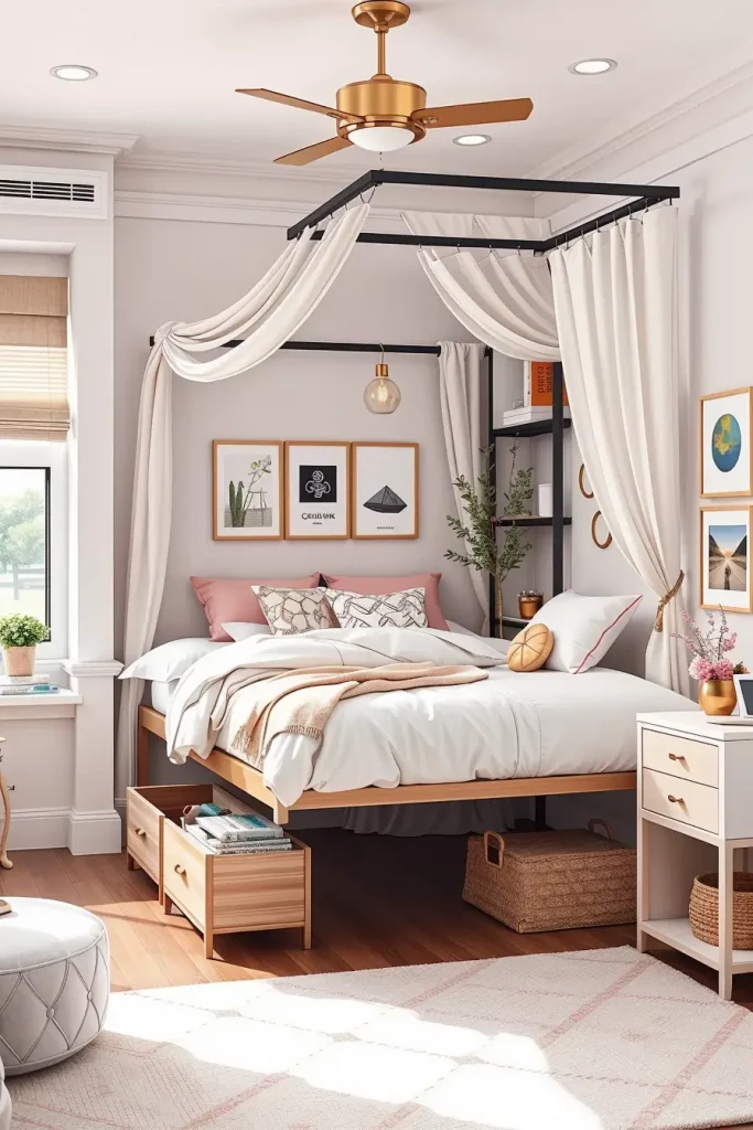 66 Dorm Room Ideas for Girls College That Are Stylish and Functional