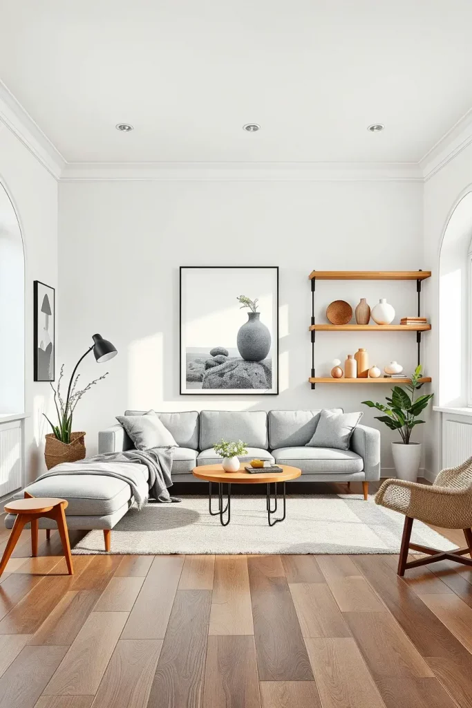 Nordic Nesting: 65 Scandinavian Living Room Ideas That Whisper Peace and Power