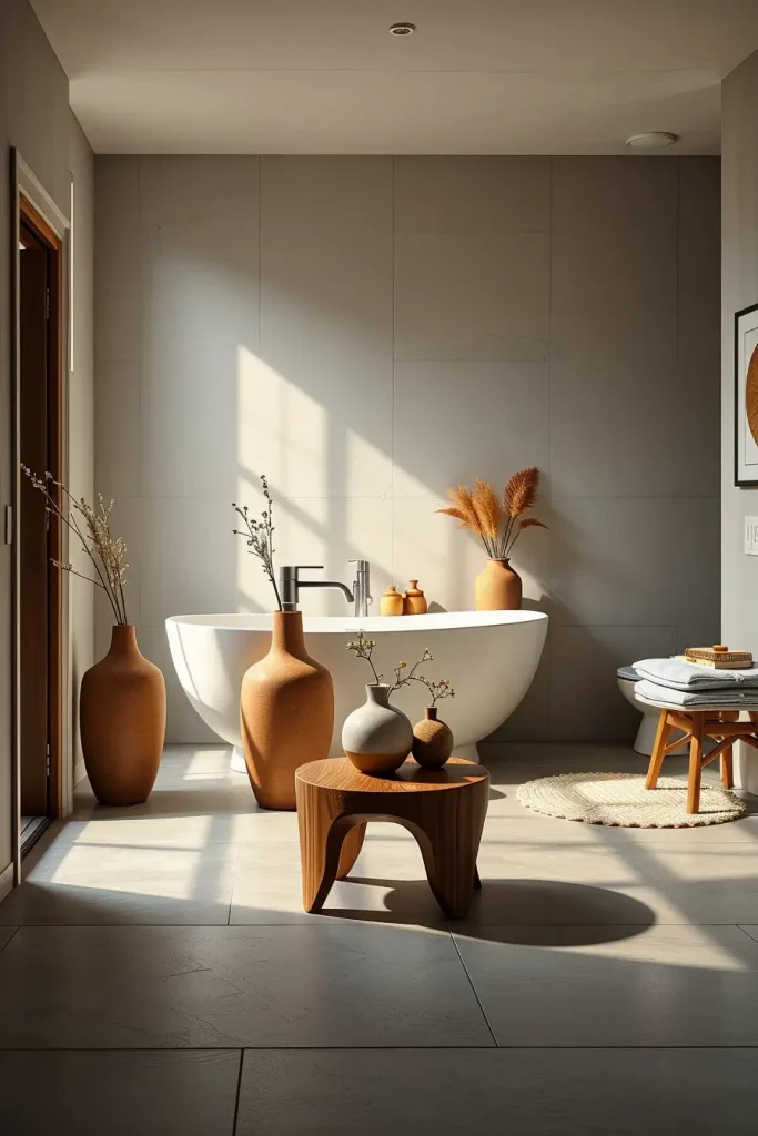Wabi-Sabi Soaks and Scandinavian Softenings: 64 Unconventional Japandi Bathrooms