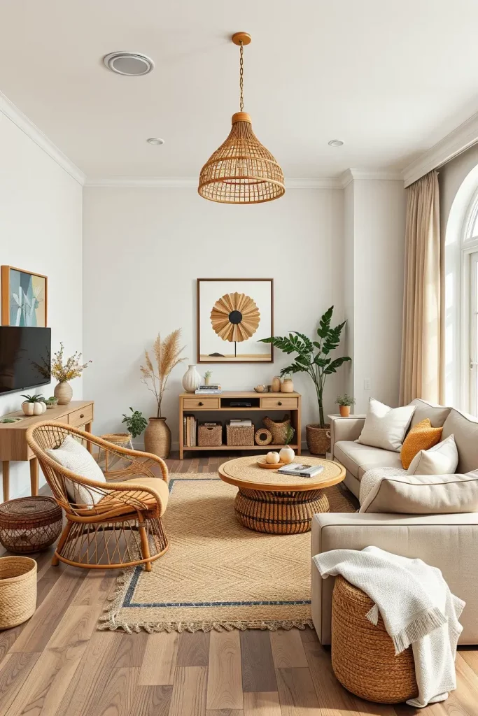 Textural Symphony: 67 Textures Fall Living Room Ideas to Embrace the Season
