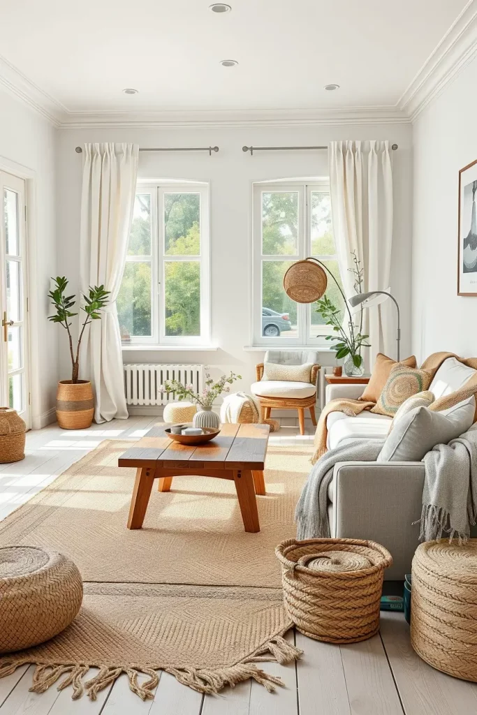 Nordic Nesting: 65 Scandinavian Living Room Ideas That Whisper Peace and Power