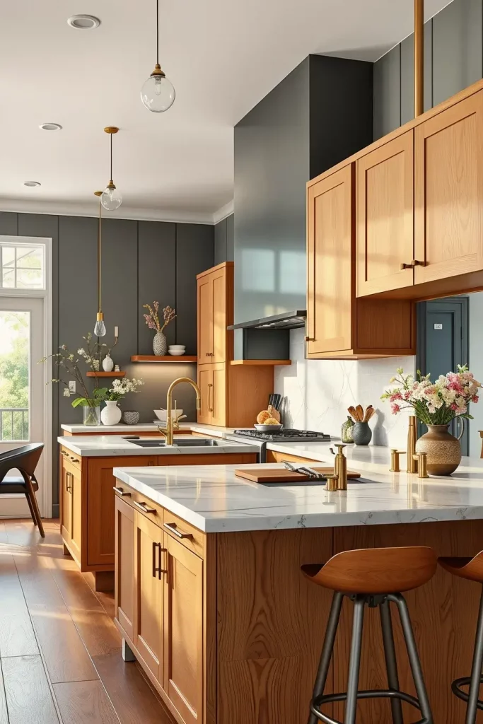 Beyond Neutral: 67 Gray and Wood Kitchen Ideas That Defy Convention