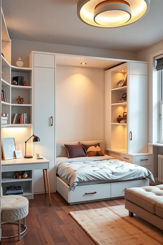 The Puzzle of Comfort: 58 Ingenious Small Bedroom Layouts You Haven’t Seen