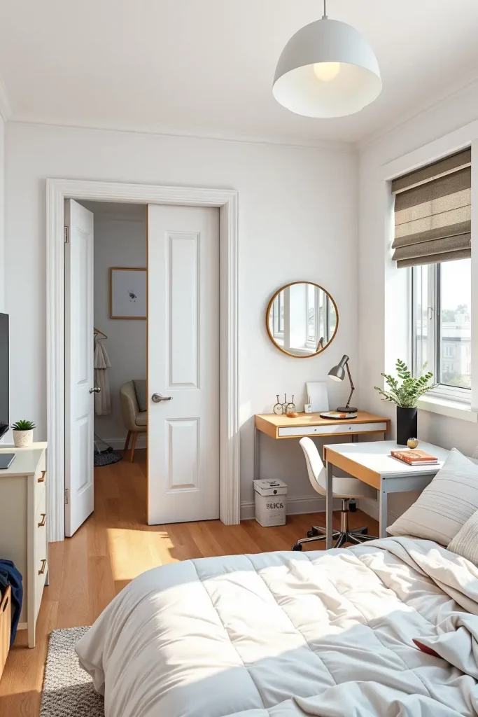 51 Minimalist Dorm Room Design Ideas for a Clean and Modern College Space